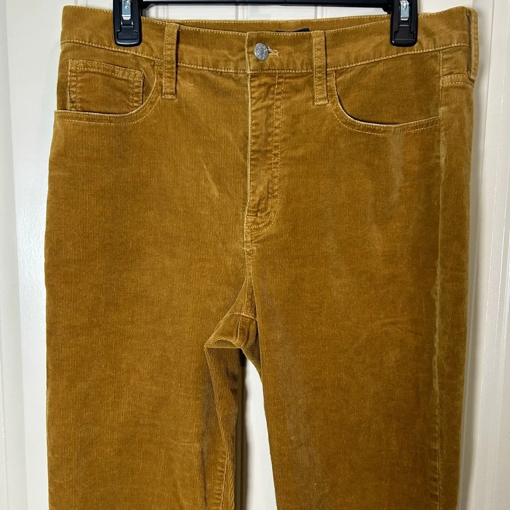 J.‎ Crew Women’s Golden Mustard Corduroy Flat Front Pants, size 30